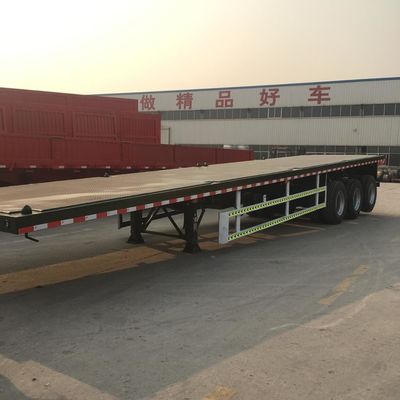 40 Ton Used Flatbed Semi Trailer For 40 Foot Shipping Container