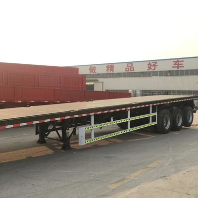 40 Ton Used Flatbed Semi Trailer For 40 Foot Shipping Container