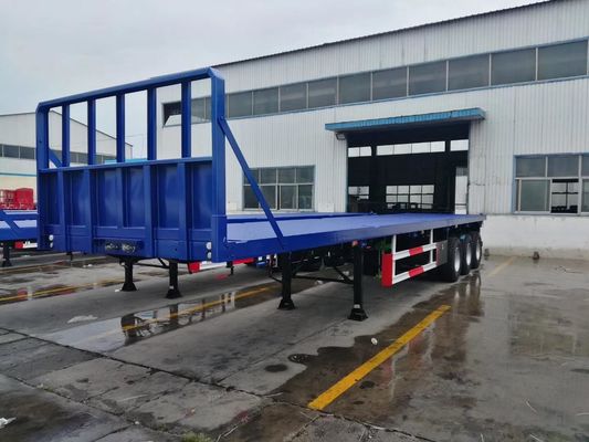 40 Feet 60 Ton Used Tri Axle Flatbed Semi Trailers For Sale