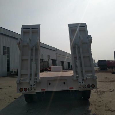 50 Ton Lowbed Semi Trailer Superior Carrying Capacity
