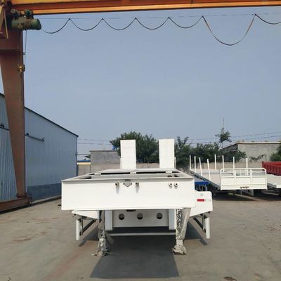 50 Ton Lowbed Semi Trailer Superior Carrying Capacity
