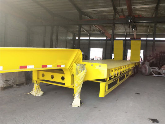 60T 100T 4 Axle Gooseneck Lowboy Trailer