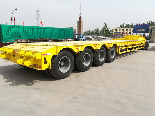 60T 100T 4 Axle Gooseneck Lowboy Trailer