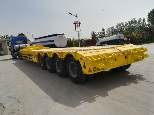 60T 100T 4 Axle Gooseneck Lowboy Trailer