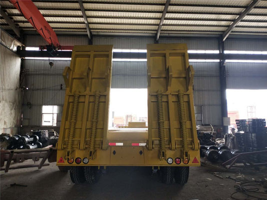 60T 100T 4 Axle Gooseneck Lowboy Trailer