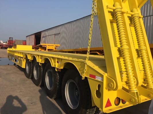 60T 100T 4 Axle Gooseneck Lowboy Trailer