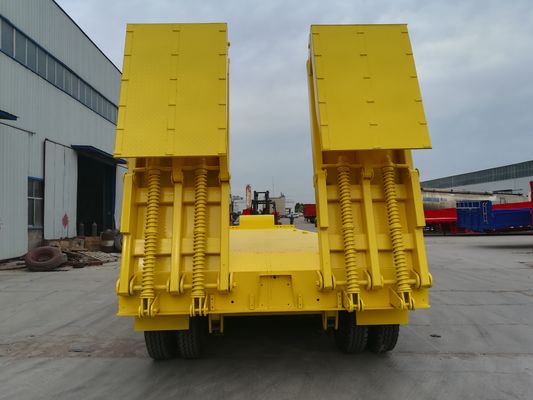 2 3 4 Axle Hydraulic Low Bed Trailer For Bulldozer Transport