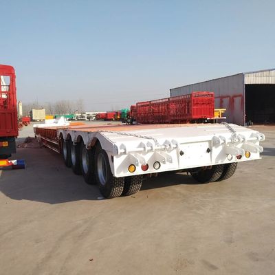 Heavy Duty 4 Axle Lowbed Semi Trailer