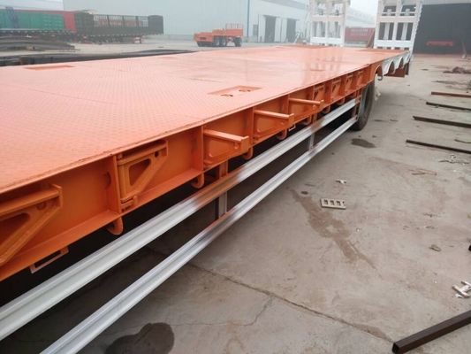 Heavy Duty 4 Axle Lowbed Semi Trailer