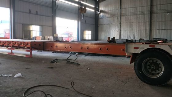 Heavy Duty 4 Axle Lowbed Semi Trailer