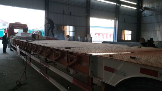 Heavy Duty 4 Axle Lowbed Semi Trailer