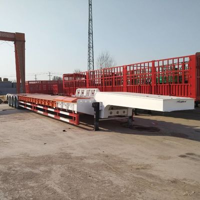 Heavy Duty 4 Axle Lowbed Semi Trailer