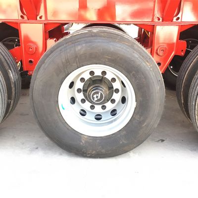 3 Axle 40cbm Side Dump Semi Trailer , Side Tipper Semi Trailer