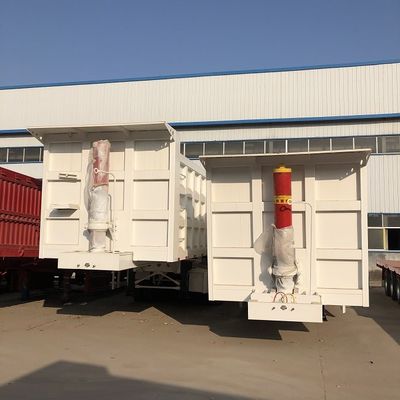Rear Dump Trailers 3 4 Axle 35 40 Cubic Meter