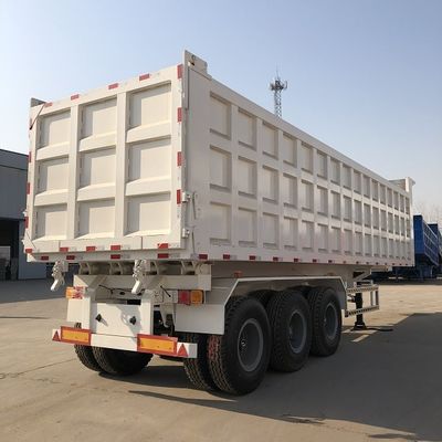 Rear Dump Trailers 3 4 Axle 35 40 Cubic Meter
