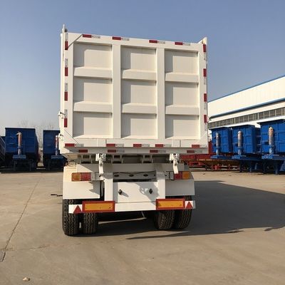 Rear Dump Trailers 3 4 Axle 35 40 Cubic Meter