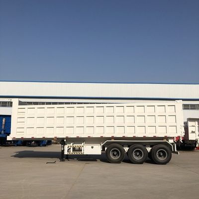 Rear Dump Trailers 3 4 Axle 35 40 Cubic Meter