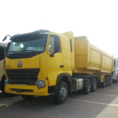 Sand Transport Tri Axle End Dump Trailer 40 Ton 50 Ton