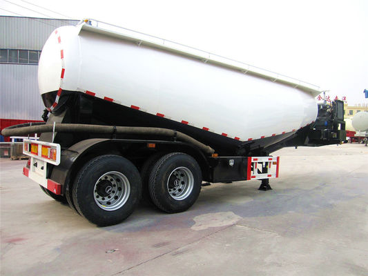 2 Axle Bulk Cement Tanker Semi Trailer 45 Cubic Meters