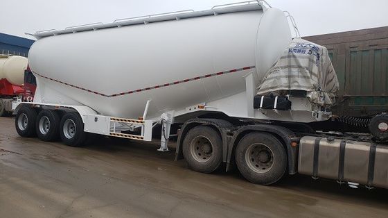 CCC Bulk Cement Trailer , 3 Axle Fly Ash Tanker Trailer