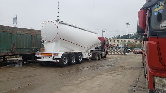 CCC Bulk Cement Trailer , 3 Axle Fly Ash Tanker Trailer
