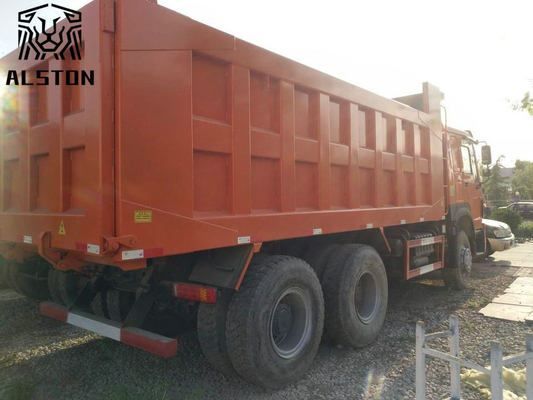 Diesel Fuel Used Howo Dump Trucks 375HP 40T For Sale