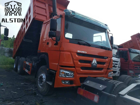 Diesel Fuel Used Howo Dump Trucks 375HP 40T For Sale