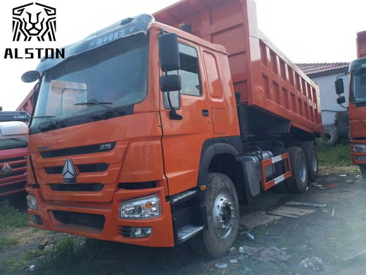 Diesel Fuel Used Howo Dump Trucks 375HP 40T For Sale