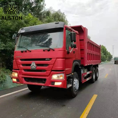 Bucket Used Howo 6x4 Tipper Truck 371HP 18.6M3 With 12.00R20 Tire