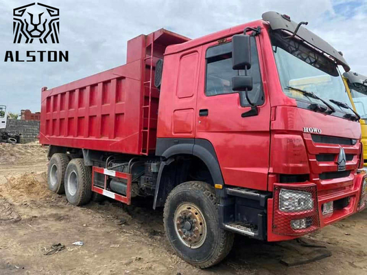 Bucket Used Howo 6x4 Tipper Truck 371HP 18.6M3 With 12.00R20 Tire