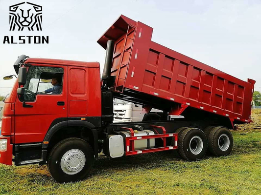 Bucket Used Howo 6x4 Tipper Truck 371HP 18.6M3 With 12.00R20 Tire