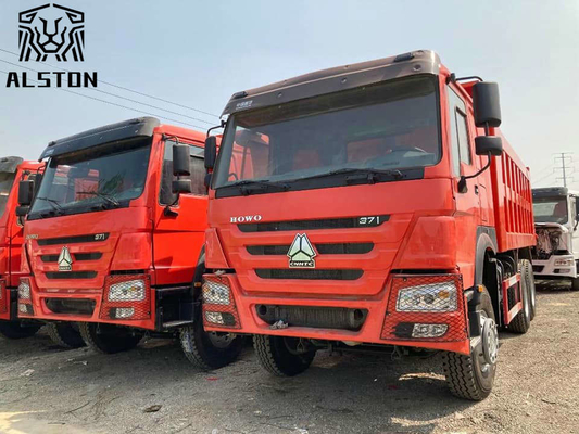 6x4 Used Tipper Trucks 19.32M3 Used Howo Dump Truck For Coal Mining