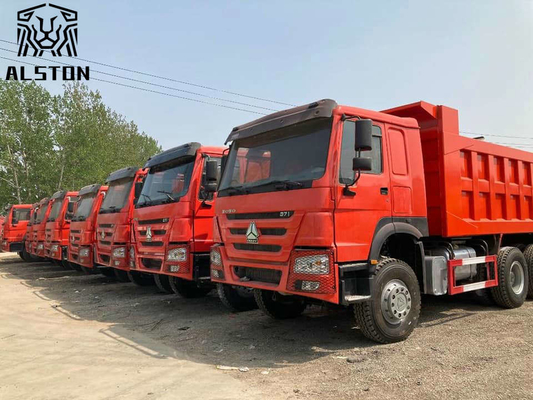 6x4 Used Tipper Trucks 19.32M3 Used Howo Dump Truck For Coal Mining