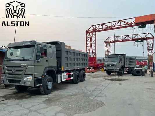 6x4 380hp Howo Tipper Truck Manufacturers , Euro 2 Engine Used Tipper
