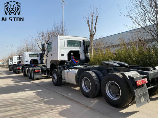 Second Hand Howo Tractor Head 6*4 375hp Tractor Units
