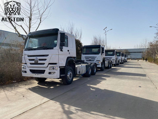 Second Hand Howo Tractor Head 6*4 375hp Tractor Units