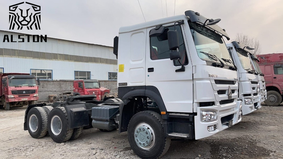 Water Cooled Engine Used Howo Tractor Truck 6x4
