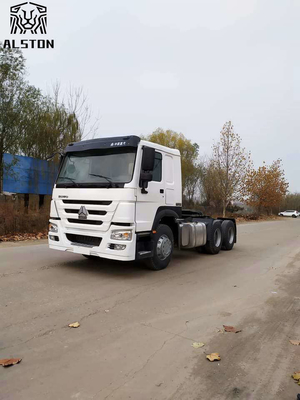 6x4 Second Hand Tractor Truck , Sinotruck Howo Tractor Head Truck