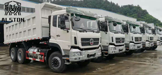 40 Ton Heavy Duty Tipper Truck , Euro 2 Diesel Dump Truck 6x4