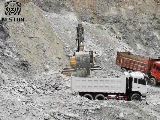 40 Ton Heavy Duty Tipper Truck , Euro 2 Diesel Dump Truck 6x4